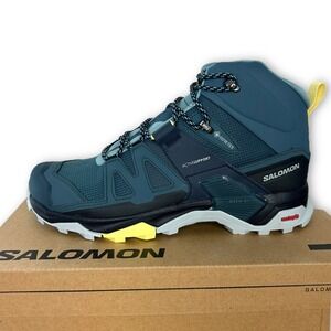 NEW Salomon X Ultra 4 Mid GTX Gore Tex Womens 8.5 (EU 40.66) Hiking Boots Blue